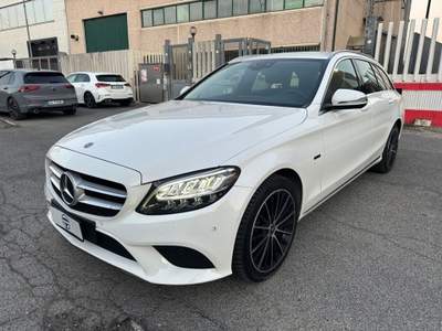 Mercedes-Benz Classe C de S.W. Auto EQ-Power Sport Plus Grigio usata Fonte Nuova