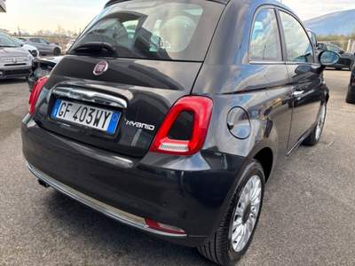 Fiat 500 1.0 Hybrid Dolcevita Nero usata Cassino