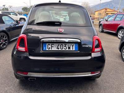 Fiat 500 1.0 Hybrid Dolcevita Nero usata Cassino
