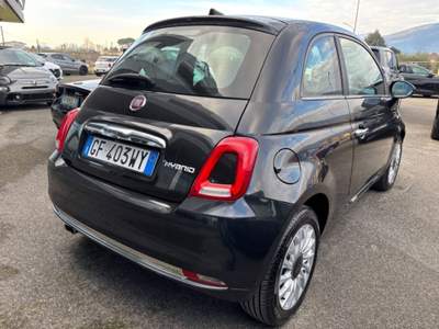 Fiat 500 1.0 Hybrid Dolcevita Nero usata Cassino
