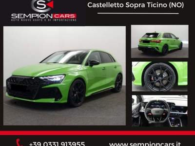 Audi RS 3 2.5 tfsi s-tronic MY25 Restyling PREZZO REALE Verde usata Castelletto Sopra Ticino
