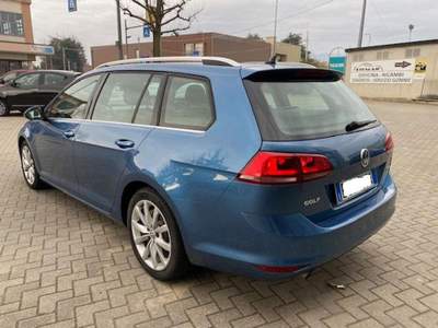 Volkswagen Golf 1.6 TDI 110 CV Highline Navi Euro6 Occasione! Blu/Azzurro usata Rivarolo Canavese