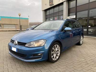 Volkswagen Golf 1.6 TDI 110 CV Highline Navi Euro6 Occasione! Blu/Azzurro usata Rivarolo Canavese