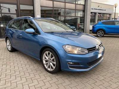 Volkswagen Golf 1.6 TDI 110 CV Highline Navi Euro6 Occasione! Blu/Azzurro usata Rivarolo Canavese