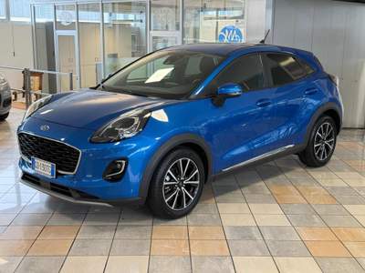 Ford Puma 1.0 EcoBoost Hybrid 125 CV S&S Titanium Blu/Azzurro usata Stradella
