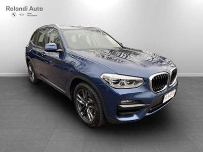 BMW X3 xdrive20d mhev 48V auto Blu/Azzurro usata Casale Monferrato