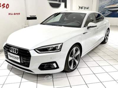 Audi A5 45 2.0 tfsi mhev S line edition quattro 245cv s-tronic Bianco usata Viterbo