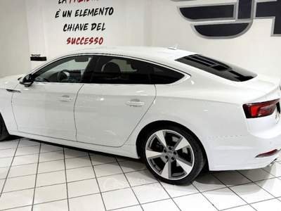 Audi A5 45 2.0 tfsi mhev S line edition quattro 245cv s-tronic Bianco usata Viterbo