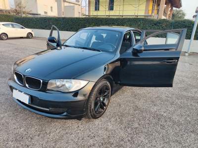 BMW Serie 1 116i Benz. 5 P.(OK  NEOPATENTATI) Nero usata Torri di Quartesolo