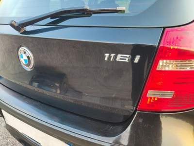 BMW Serie 1 116i Benz. 5 P.(OK  NEOPATENTATI) Nero usata Torri di Quartesolo