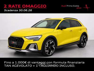 Audi A3 ALLSTREET 35 TFSI MHEV S-TRONIC IDENTITY BLACK Giallo usata San Fior