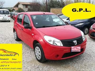 Dacia Sandero SI ZTL OK NEOPATENTATI G.P.L. SCADENZA 2030 Rosso usata Roma
