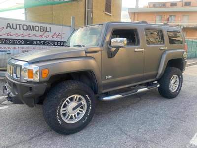 Hummer H3 3.5 Platinum G.P.L. PELLE TOTALE Verde usata Gussago