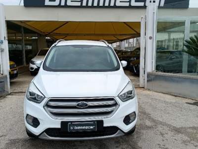 Ford Kuga 2.0 TDCI 150 CV S&S 4WD Powershift Titanium  I.E Bianco usata Augusta