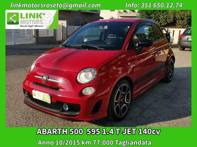 Abarth 595 1.4 Turbo T-Jet 140 CV - TAGLIANDATA Rosso usata Roseto degli Abruzzi