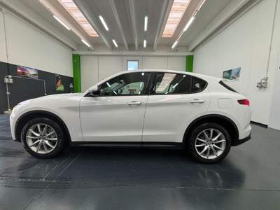 Alfa Romeo Stelvio 2.2 TD 210 CV Q4 KM CERT, LED/XEN, NAV CLIM BIZ. Bianco usata Nuoro