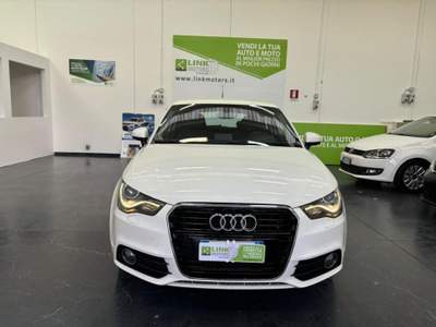 Audi A1 1.6 TDI 105CV KM CERT, FULL-LED,NAV. Bianco usata Nuoro