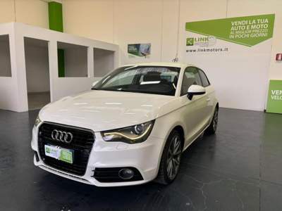 Audi A1 1.6 TDI 105CV KM CERT, FULL-LED,NAV. Bianco usata Nuoro
