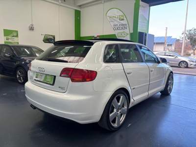 Audi A3 SPB 2.0 16VTFSI quattroTETTO,PELLE,KM CERT,UNICA. Bianco usata Nuoro