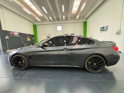 BMW Serie 4 435i i Coupé Msport 306 CV PELLE, KM CERT, CLIMA BIZ. Grigio usata Nuoro