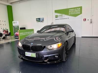 BMW Serie 4 435i i Coupé Msport 306 CV PELLE, KM CERT, CLIMA BIZ. Grigio usata Nuoro