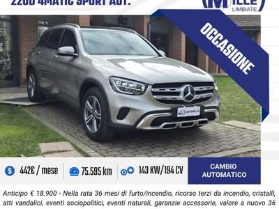 Mercedes-Benz GLC d 4Matic Sport Argento usata Limbiate