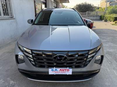 Hyundai Tucson 1.6 CRDI MILD-HYBRID X LINE GARANZIA FINO 10/2027 Grigio usata Bianco