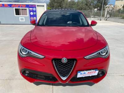 Alfa Romeo Stelvio 2.2 Turbodiesel Q4 ?TETTO?FULL?GARANZIA Rosso usata Bianco