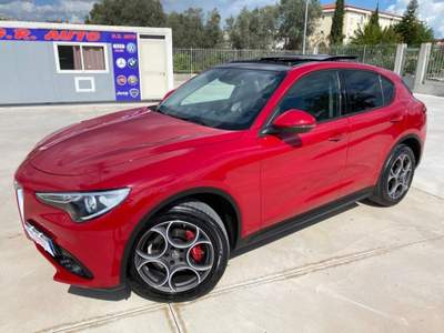 Alfa Romeo Stelvio 2.2 Turbodiesel Q4 ?TETTO?FULL?GARANZIA Rosso usata Bianco