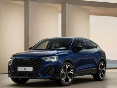 Audi Q3 35 TDI S tronic Identity Black S line Sportback Blu/Azzurro usata Magenta