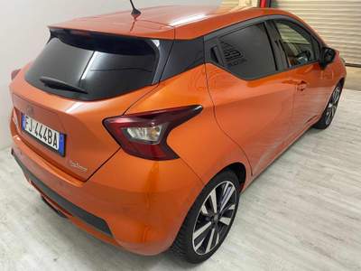 Nissan Micra 1.5 dCi 8V 5 porte Tekna Arancione usata Gerenzano