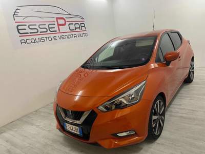 Nissan Micra 1.5 dCi 8V 5 porte Tekna Arancione usata Gerenzano