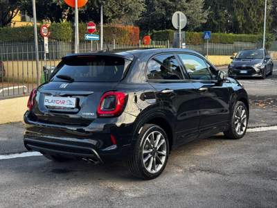 Fiat 500X 1.5 T4 HYBRID 130CV DCT SPORT NAVI+PELLE+TOT.BLACK Nero usata Grottaferrata
