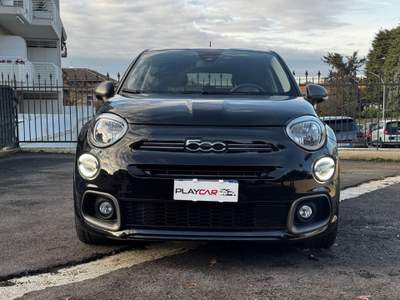 Fiat 500X 1.5 T4 HYBRID 130CV DCT SPORT NAVI+PELLE+TOT.BLACK Nero usata Grottaferrata
