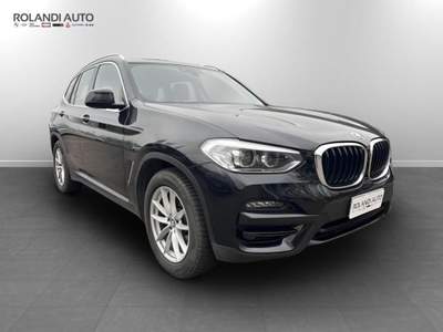 BMW X3 xdrive20d mhev 48V Msport auto Nero usata Casale Monferrato