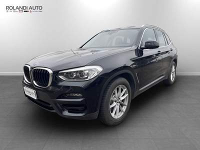 BMW X3 xdrive20d mhev 48V Msport auto Nero usata Casale Monferrato