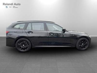 BMW Serie 3 325td d Touring mhev 48V xdrive Msport auto Nero usata Casale Monferrato