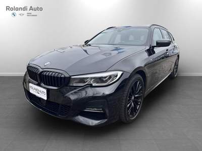 BMW Serie 3 325td d Touring mhev 48V xdrive Msport auto Nero usata Casale Monferrato