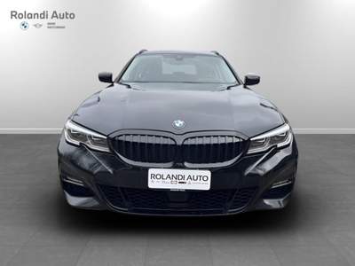 BMW Serie 3 325td d Touring mhev 48V xdrive Msport auto Nero usata Casale Monferrato