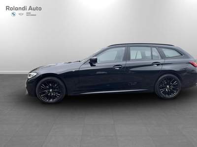 BMW Serie 3 325td d Touring mhev 48V xdrive Msport auto Nero usata Casale Monferrato