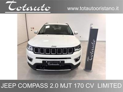 Jeep Compass 2.0 Multijet II 170 CV aut. 4WD Limited Bianco usata Ghilarza