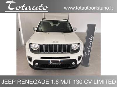 Jeep Renegade 1.6 Mjt 130 CV Limited Bianco usata Ghilarza