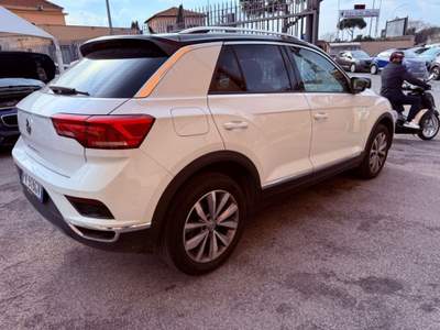 Volkswagen T-Roc 1.0 TSI 115 CV AdvancedBICOLORE+GPL Bianco usata Roma