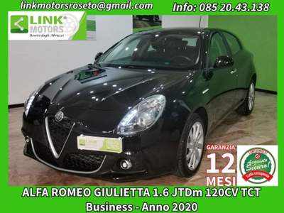 Alfa Romeo Giulietta 1.6 JTDm TCT 120 CV Business Nero usata Roseto degli Abruzzi