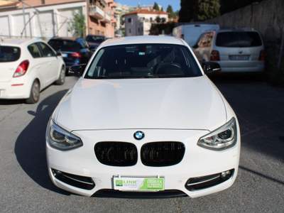 BMW Serie 1 118d d 5p. Sport Garanzia 12 mesi inclusi! Bianco usata Sanremo