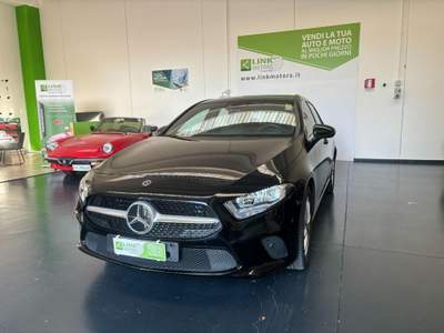 Mercedes-Benz Classe A 109 CV PROGRESSIVE, PELLE, GANCIO, KM CERTIFICATI. Nero usata Nuoro