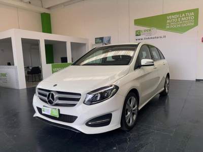 Mercedes-Benz Classe B d Automatic Premium KM CERT,PELLE,FULL-LED. Bianco usata Nuoro