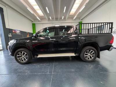 Toyota Hilux 2.4  4WD 4 porte DoubleCab, KM CERT, CLIMA BIZZ Nero usata Nuoro