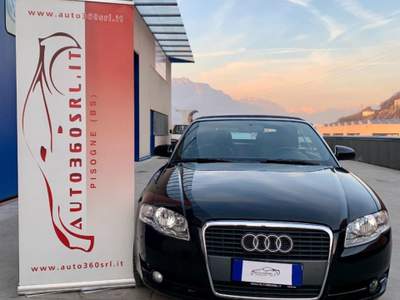 Audi A4 Cabriolet 2.0 TDI F.AP. Top plus S LINE UNICO PROP Nero usata Pisogne