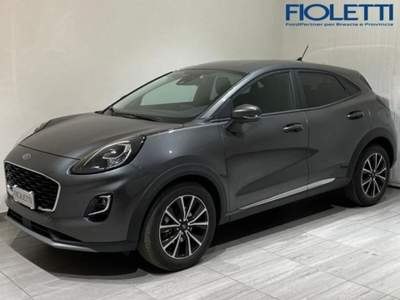 Ford Puma (2019) 1.0 ECOBOOST HYBRID 125 CV AUT. TITANIUM DESIGN Grigio usata Manerbio